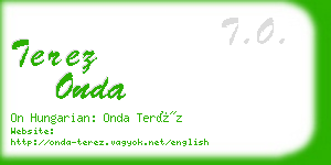 terez onda business card